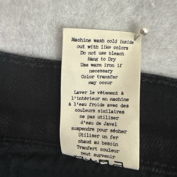 Rag & Bone Jeans Mens Size 38 Black Standard Issue Fit 3 Classic Straight Leg - Picture 13 of 14